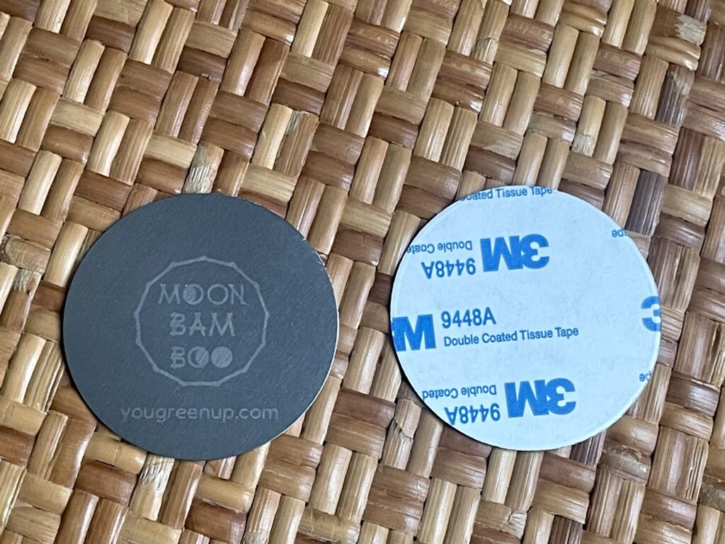 MoonBamBoo® MagFix Plate – Edelstahlplättchen für MagSafe Ladegeräte
